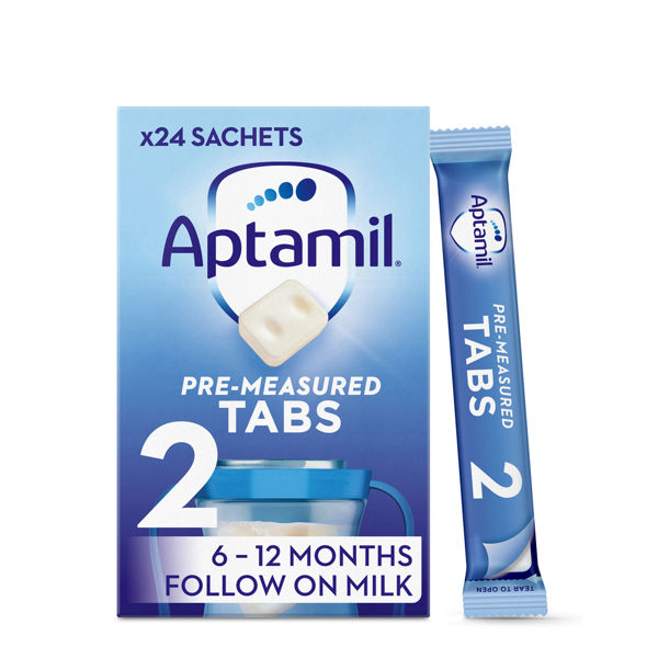 Aptamil Pre-Measured Tabs 2 Follow On Milk 6-12 Months 576g