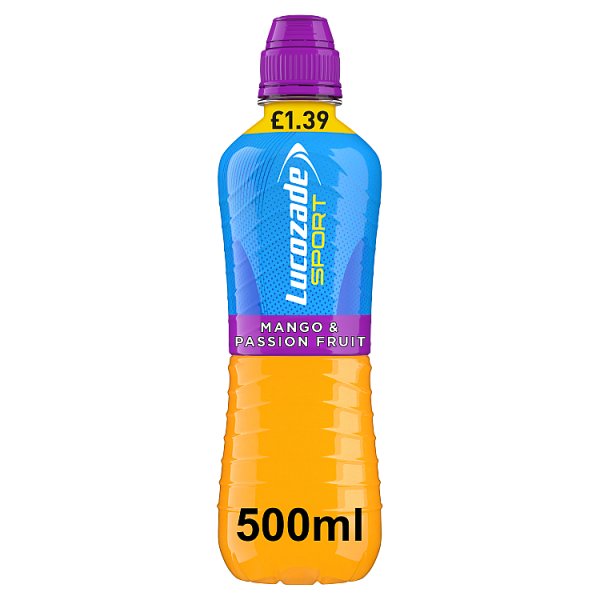 Lucozade Sport Mango & Passionfruit PM £1.39 500ml We Get Any Stock