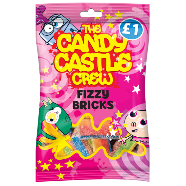Candy Castle Crew Fizzy Bricks PM £1 90g We Get Any Stock