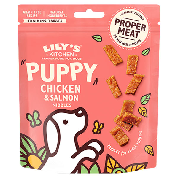 Lily's Kitchen Puppy Chicken & Salmon Nibbles Dog Treats 70g