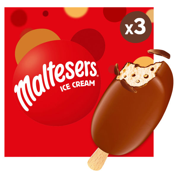 Maltesers Chocolate Ice Cream 3pk We Get Any Stock