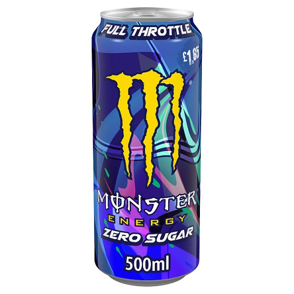 Monster Energy Full Throttle Zero Pm £1.65 500ml - We Get Any Stock