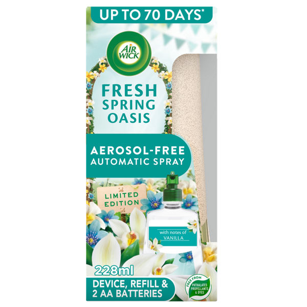 Air Wick Fresh Spring Oasis 24/7 Active Fresh Kit  Lasts up to 70 days 228ml