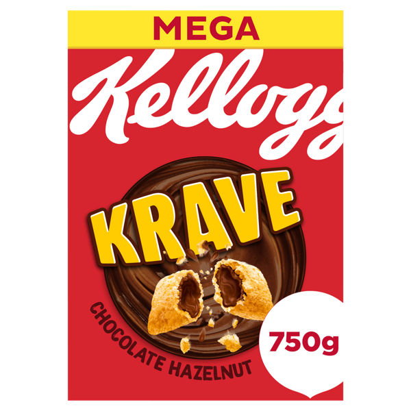 Krave Chocolate Hazelnut Flavour Mega 750g