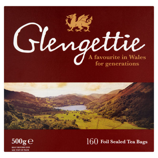 Glengettie 160 Foil Sealed Tea Bags 500g