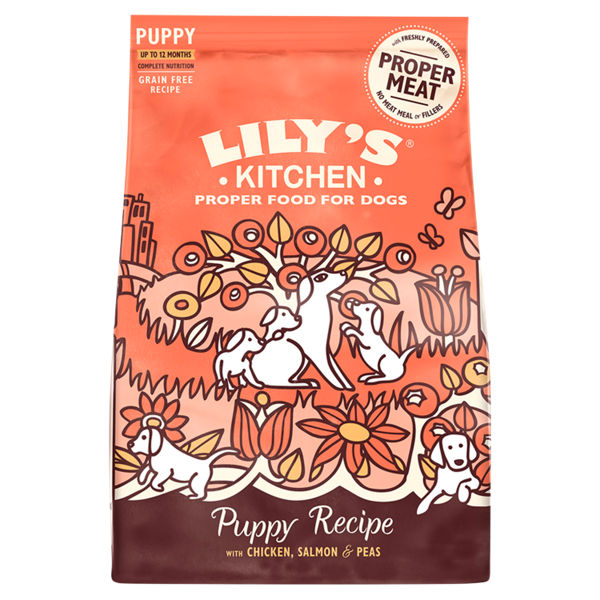 Lilys Kitchen Complete Nutrition Dry Puppy Food Chicken, Salmon Dog Treat 1kg