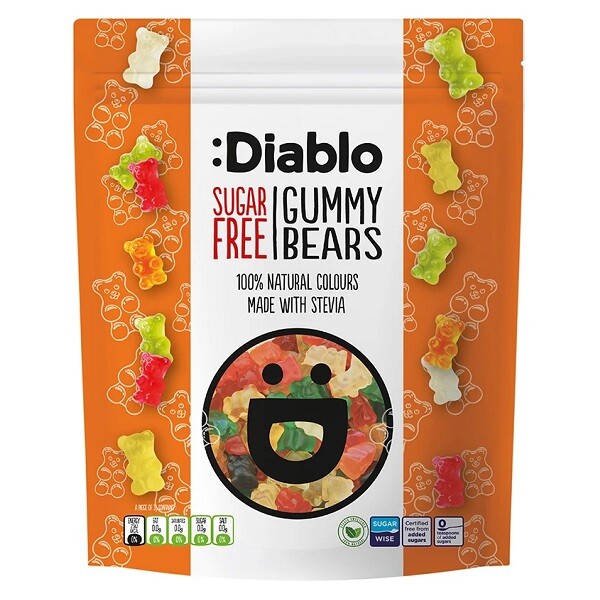 Diablo Sugar Free Gummy Drop Sweets 75g - We Get Any Stock