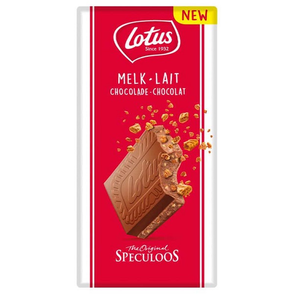 Lotus Biscoff Milk Chocolate with Biscoff Crumbs 180g