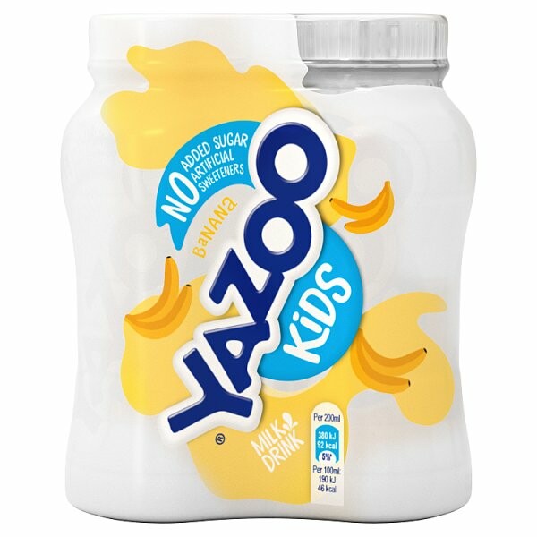 Yazoo Banana No added sugar Milk Drink 4X200ml We Get Any Stock