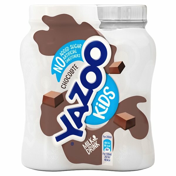 Yazoo Chocolate No added sugar Milk Drink 4X200ml We Get Any Stock