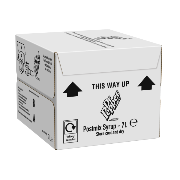 Dr Pepper Zero Bag in Box 7L We Get Any Stock