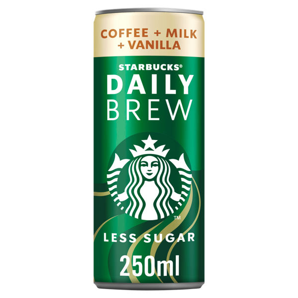 Starbucks Daily Brew Vanilla Iced Coffee Drink 250ml