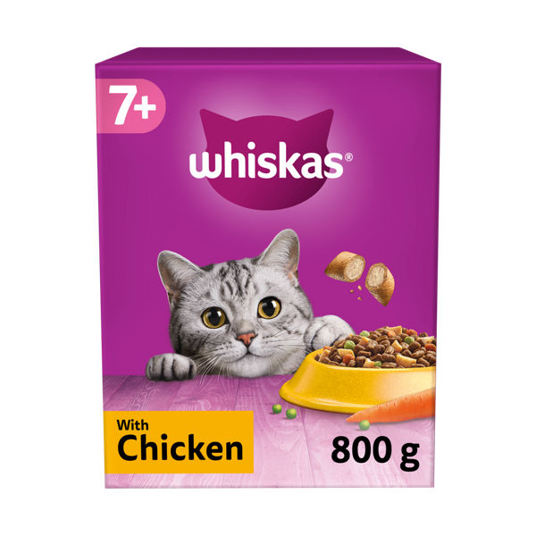 Whiskas 7+ Cat Complete Dry With Chicken 800g
