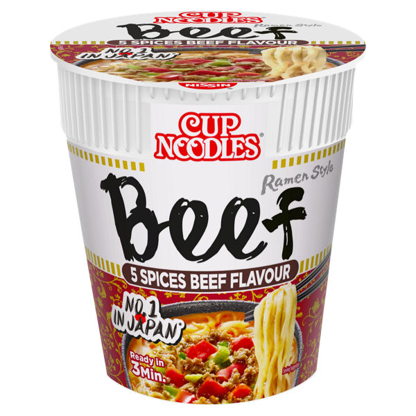 Nissin Cup Noodle Beef 5 Spice 64G
