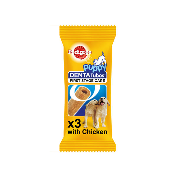 Pedigree Denta Tubo Puppy Dog Dental Treats 3 Sticks 72g