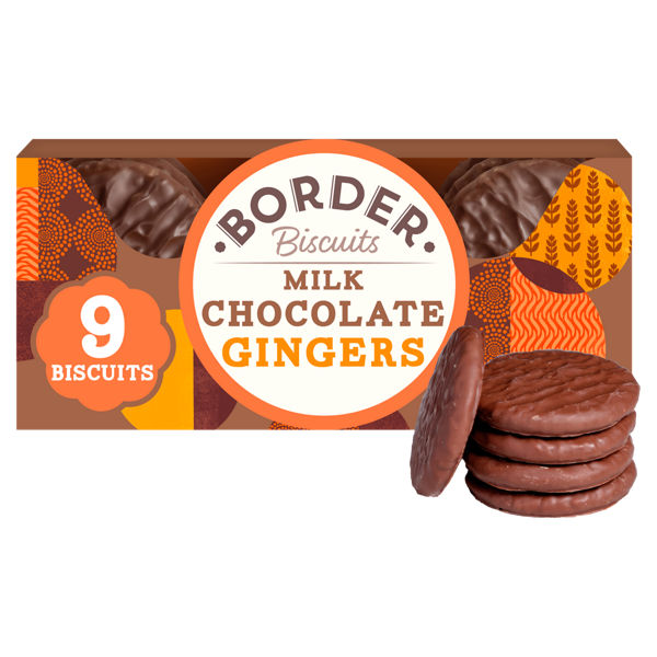 Border Milk Chocolate Ginger 150g