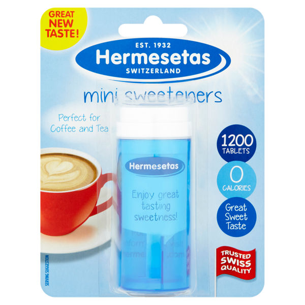 Hermesetas Mini Sweeteners 1200 Tablets 16.7g