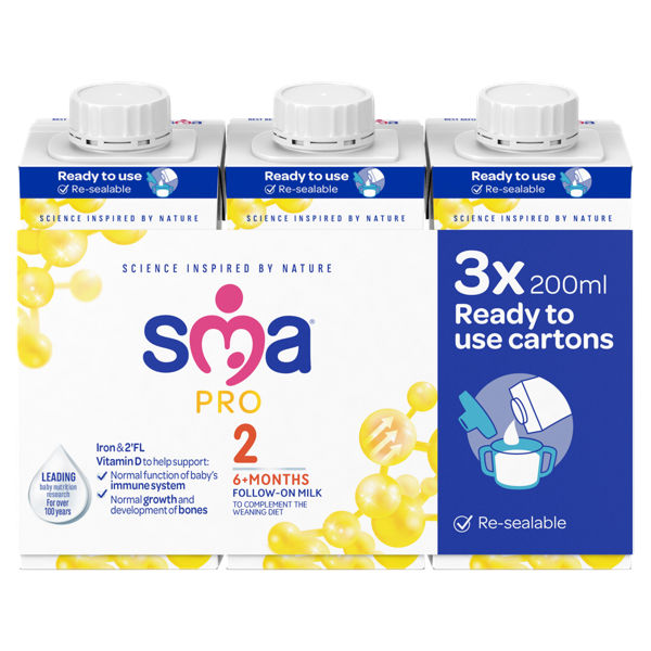 SMA Pro Follow-On Milk Multi Pack 3x200ml