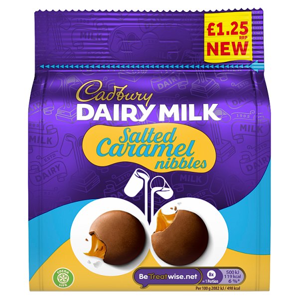 Cadbury Salted Caramel Nibbles PM £1.25 95g We Get Any Stock