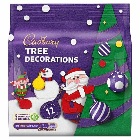 Cadbury Chocolate Tree Decoration 72g