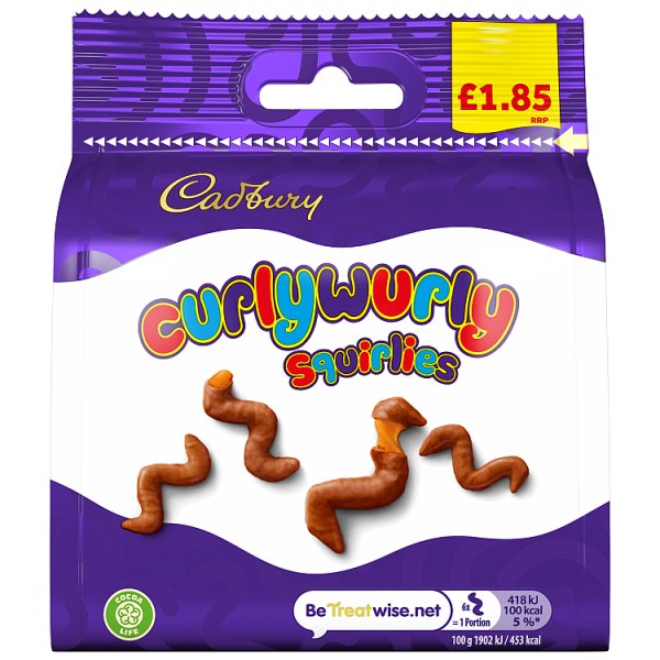 Cadbury Curly Wurly Squirlies Pm £1.85 85g