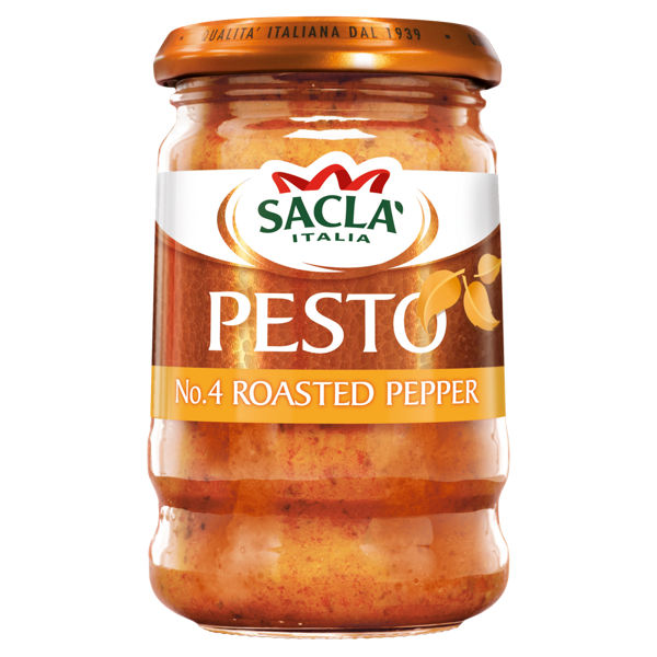 Sacla Roasted Pepper Pesto No.4 190G