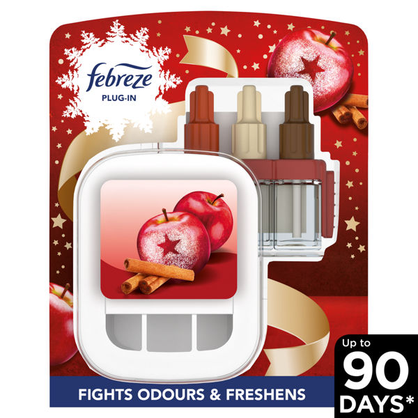 Febreze 3Volution Air Freshener Plug In Starter Kit Spiced Apple