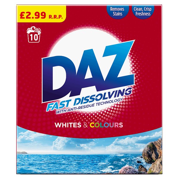 Daz Washing Powder For Whites & Colours 10 Washes 650g We Get Any Stock