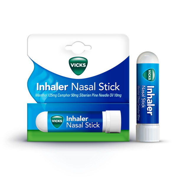 Vicks Inhaler Fast Acting Medicine For Blocked Nose Relief Stick