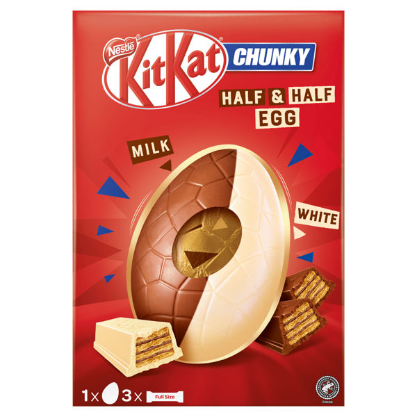 Kit Kat Chunky White & Milk Chocolate Giant Easter Egg 270g We Get