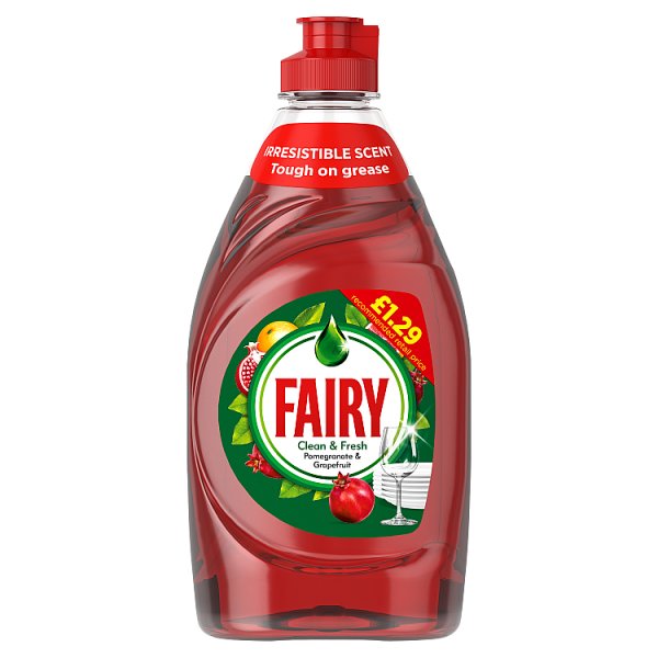 Fairy Washing Up Liquid Pomegranate PMP £1.29 320ml