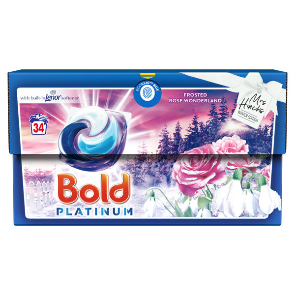 Bold Platinum PODS® Washing Capsules 34 Washes Frosted Rose Wonderland