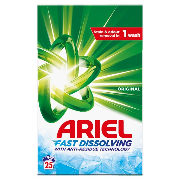 ariel Ariel Fast Dissolving Washing Powder 715g, 13 Washes, Original