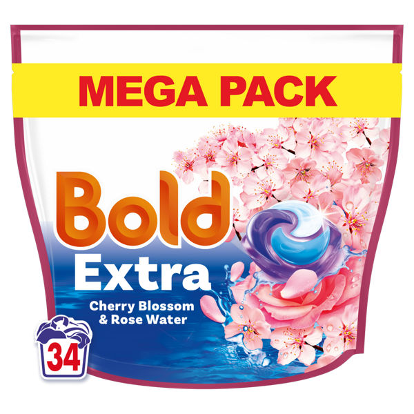 Bold 2in1 Pods 34s Cherry Blossom & Rose Water