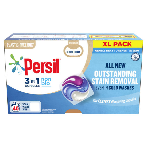 Persil 3 in 1 Non Bio Washing Capsules 40 Washes We Get Any Stock