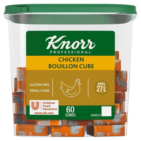 Knorr Bouillon Cubes 60s Tub Chicken 600g We Get Any Stock
