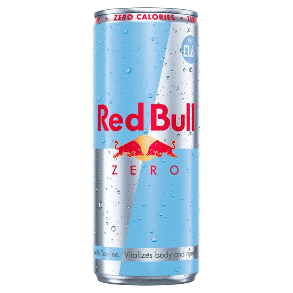 Red Bull Zero Can Pm £1.60 250ml