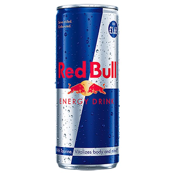 Red Bull Pm £1.65 250ml
