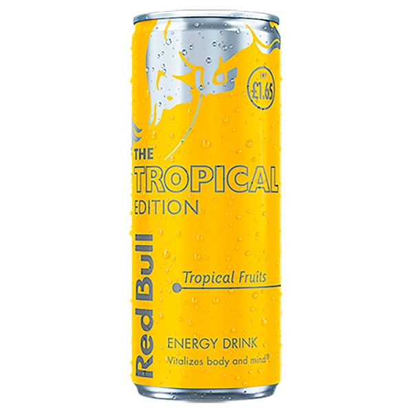 Red Bull Tropical Pm £1.65 250ml