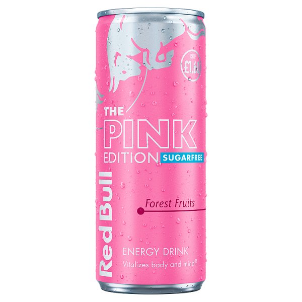Red Bull Sugarfree Pink Can Pm £1.60 250ml