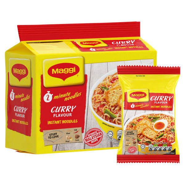Maggi Noodles Curry 5pk 370g